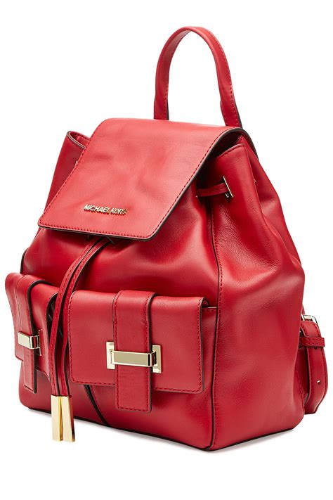 michael kors red bag ebay|Michael Kors backpack red.